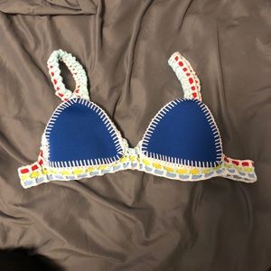 Knit swimsuit top